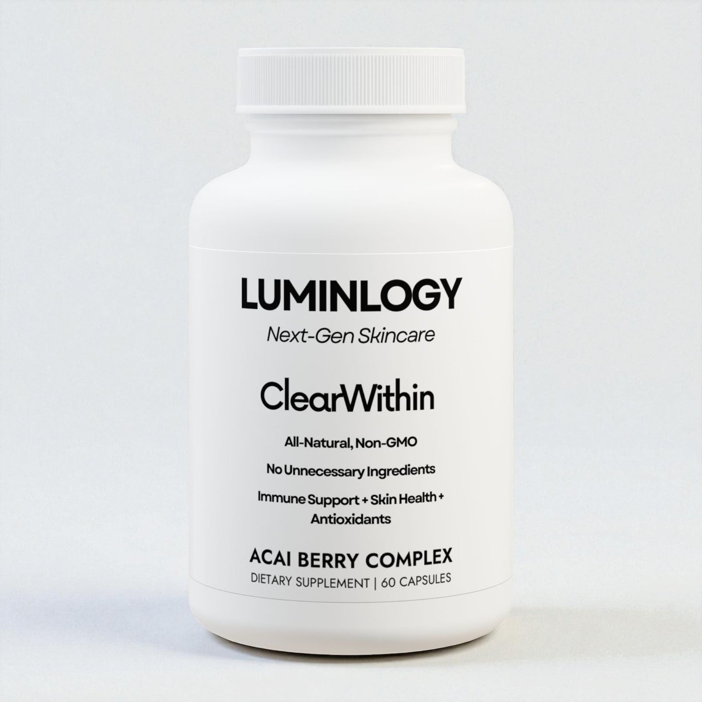 LUMINLOGY™ ClearWithin (Acai-Complex) All-Natural | Non-GMO | Made in USA