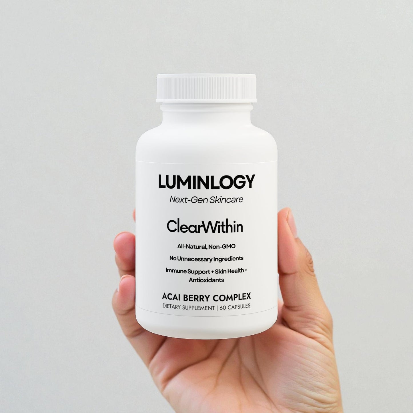 LUMINLOGY™ ClearWithin (Acai-Complex) All-Natural | Non-GMO | Made in USA